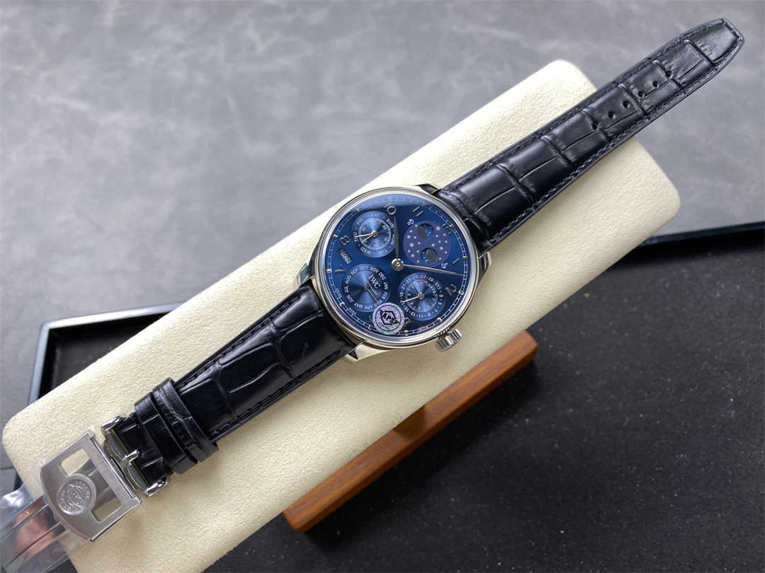 APS Factory IWC Portuguese Perpetual Calendar Replica – 44.2mm Luxury Automatic Watch in Premium 18K Finish - clean factory product image 5