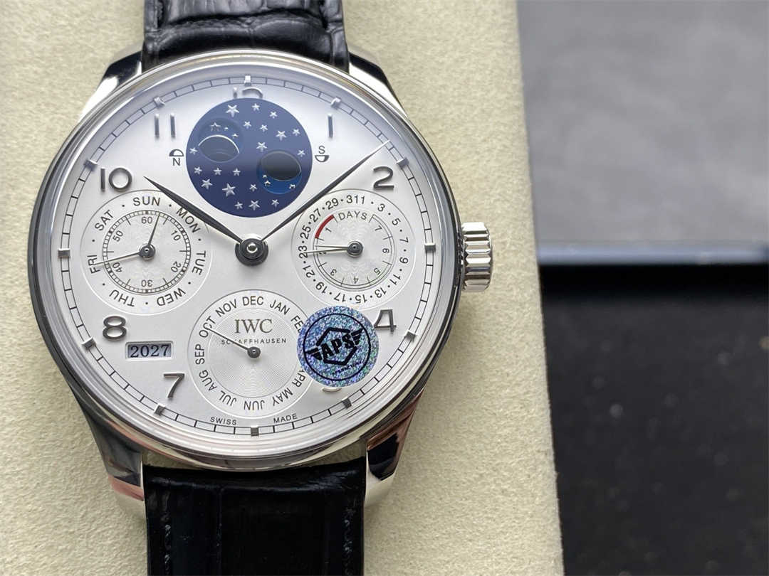 IWC Portuguese IW503406 Replica – Platinum Perpetual Calendar Watch by APS Factory - clean factory product image