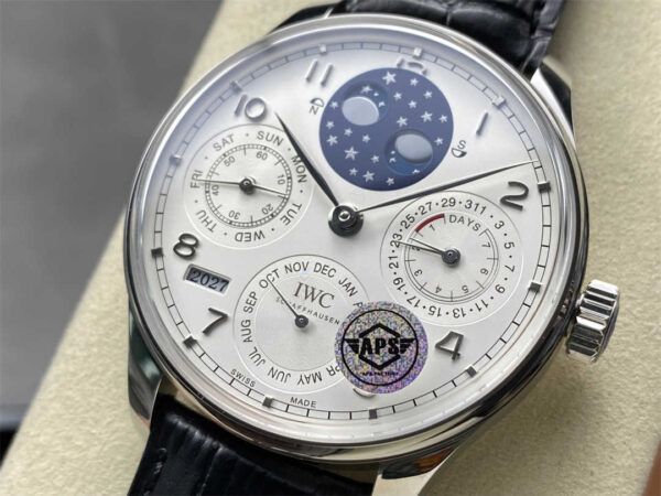 IWC Portuguese IW503406 Replica – Platinum Perpetual Calendar Watch by APS Factory - clean factory product image 14