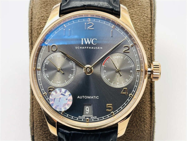 IWC IW500702 Replica – Portugieser 7-Day Automatic Rose Gold Watch | ZF Updated Edition - clean factory product image 15