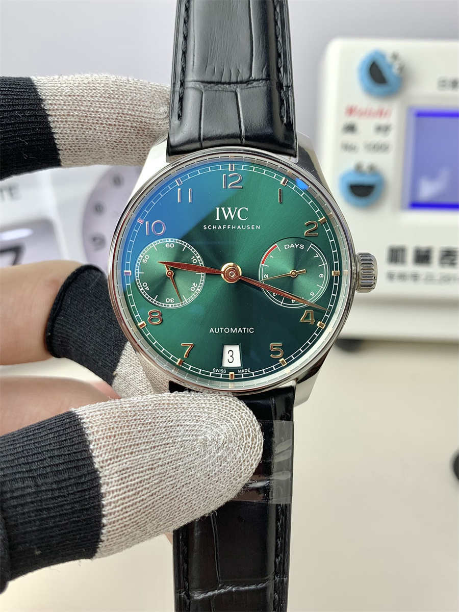 ZF Factory IWC IW500708 Replica – Portugieser 7 Days Green Dial 42.3mm Luxury Automatic Watch - clean factory product image