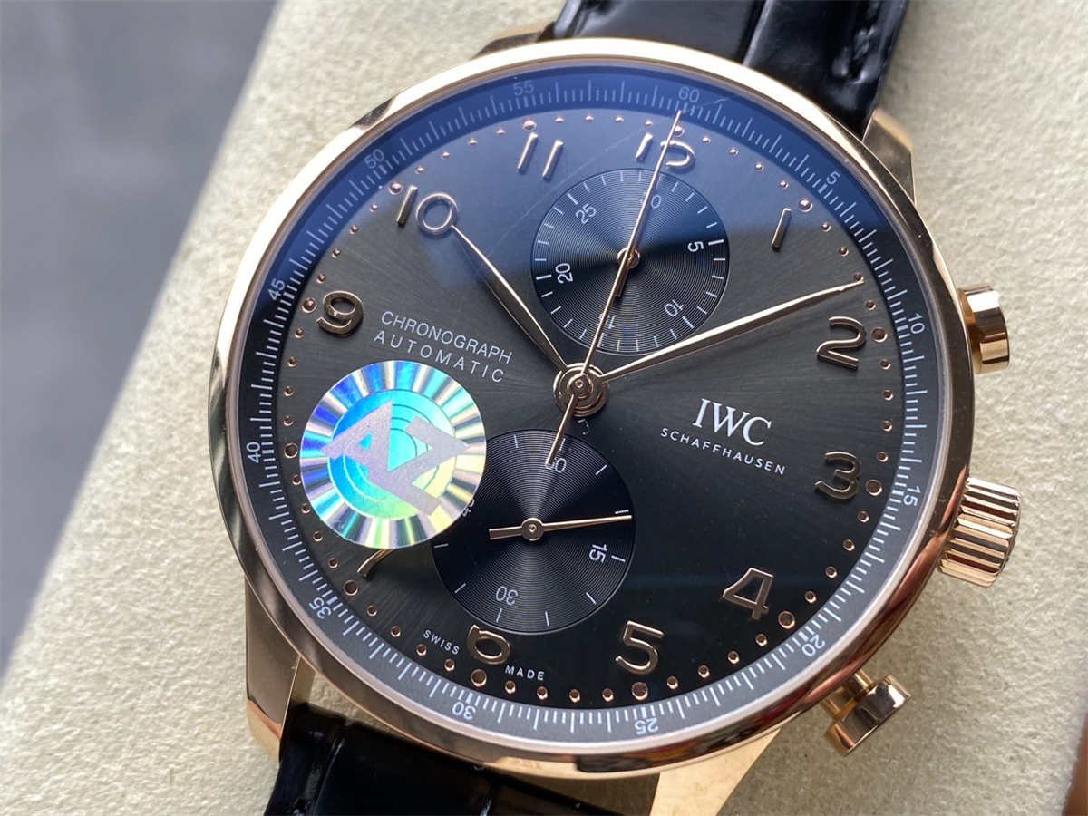 IWC Portugieser Rose Gold Replica – AZ Factory 40.9mm Portuguese Chronograph Luxury Watch - clean factory product image 3