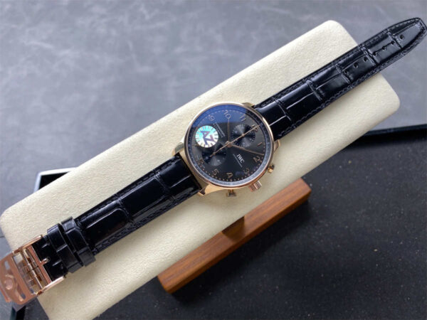 IWC Portugieser Rose Gold Replica – AZ Factory 40.9mm Portuguese Chronograph Luxury Watch - clean factory product image 14