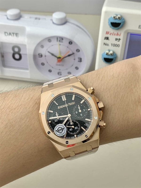 AP 26240 Rose Gold Chronograph Replica – APS Royal Oak Offshore 41mm - clean factory product image 10