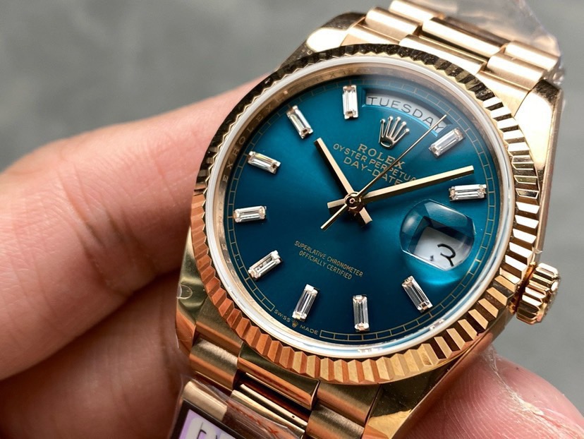 QF Factory Day Date 36 Rolex Replica – 36 mm Full-Weight Dress Watch - clean factory product image 2