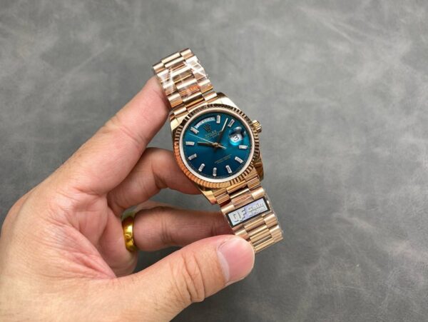 QF Factory Day Date 36 Rolex Replica – 36 mm Full-Weight Dress Watch - clean factory product image 14