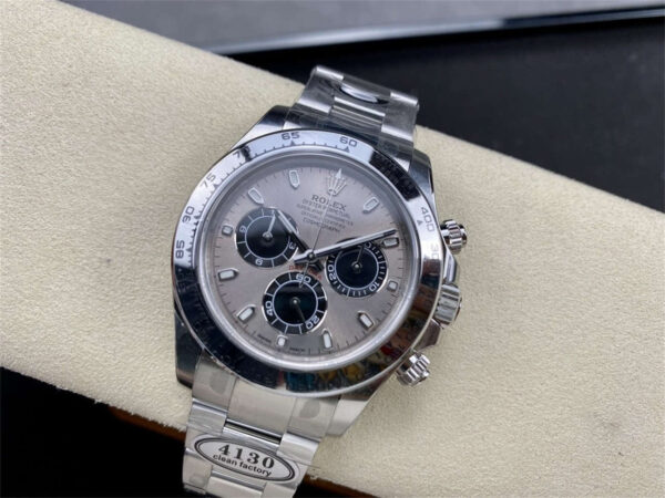 Rolex Daytona Cement Dial Replica – Clean Factory White Gold Bracelet - clean factory product image 15
