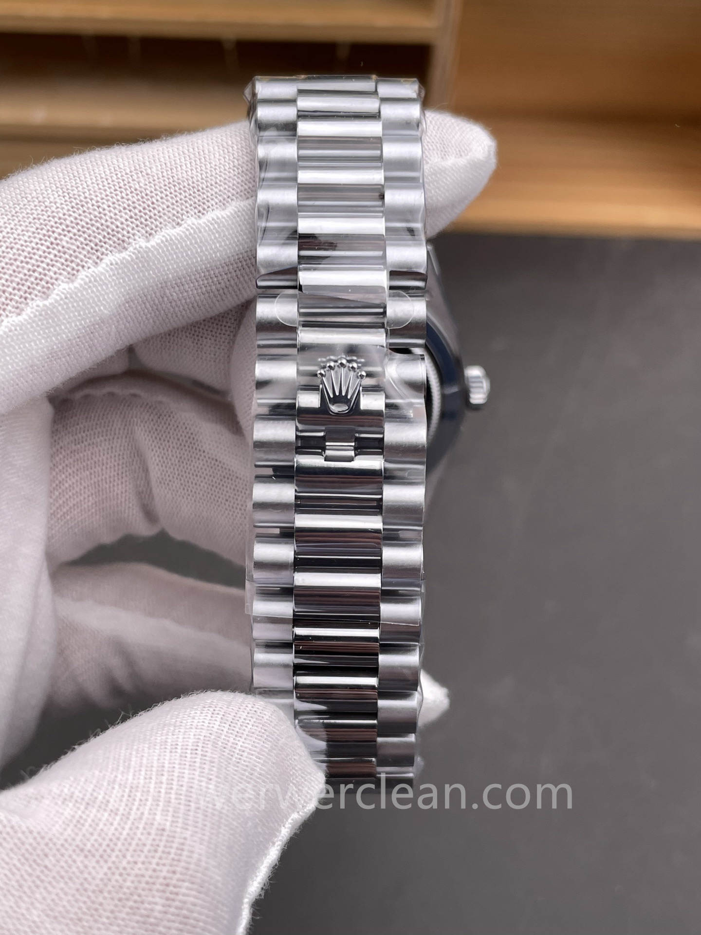 QF Factory Rolex Day-Date 40 m228239-0060 Slate Grey Dial Roman Numerals Weighted Edition (183g Heavy Weight) 40mm Automatic Watch - clean factory product image 6