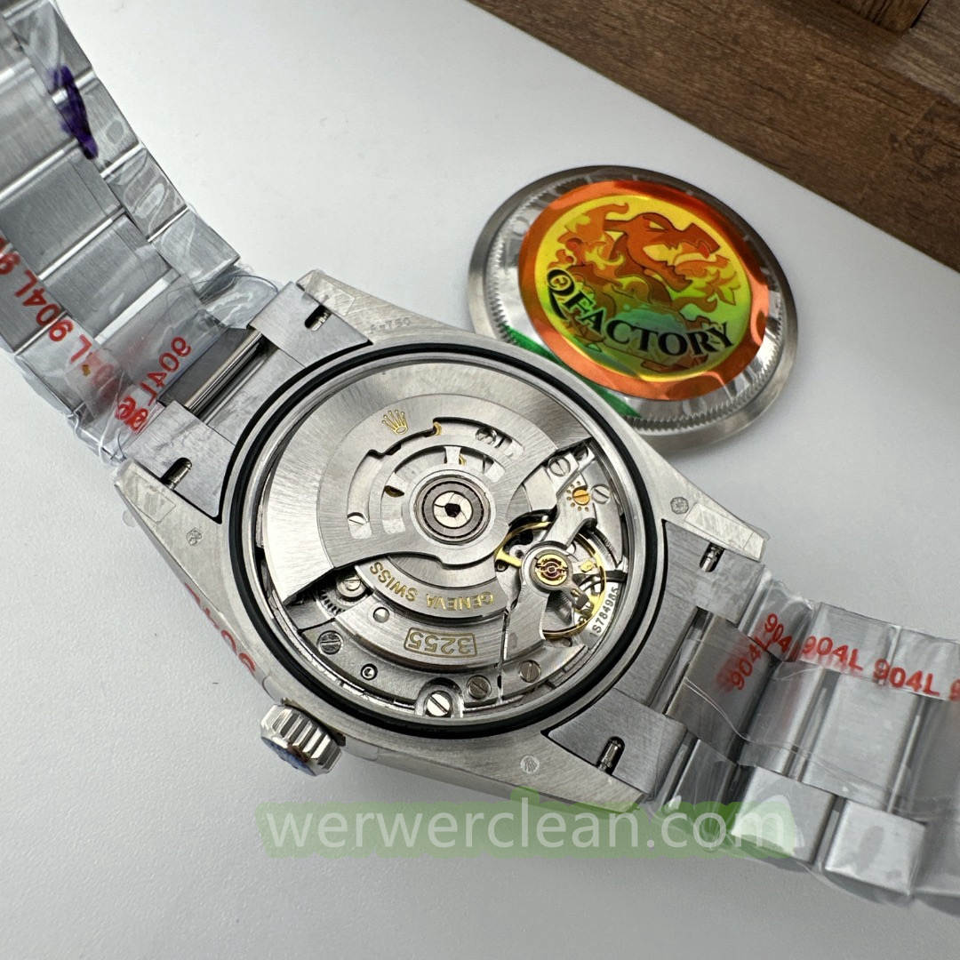 QF Factory Rolex Day-Date 36 118239 A Grey Diamond Dial 138g Heavy Weighted Edition 36mm Automatic Watch - clean factory product image 9