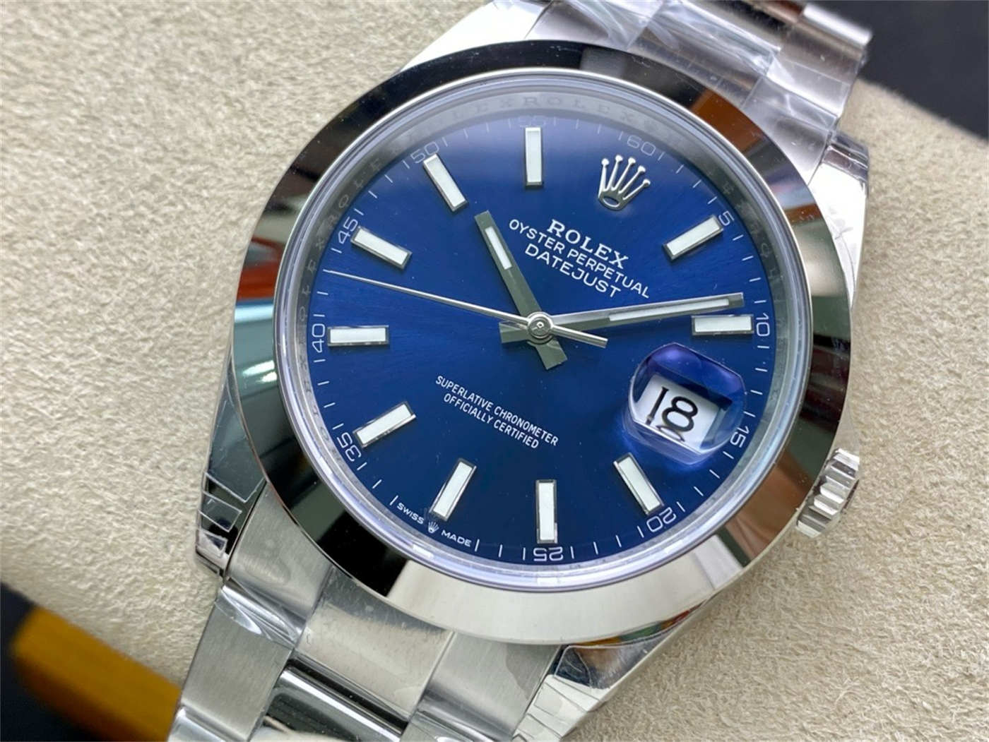 Rolex Datejust 41 Replica 126300 Blue Dial – VS Factory Review - clean factory product image 3