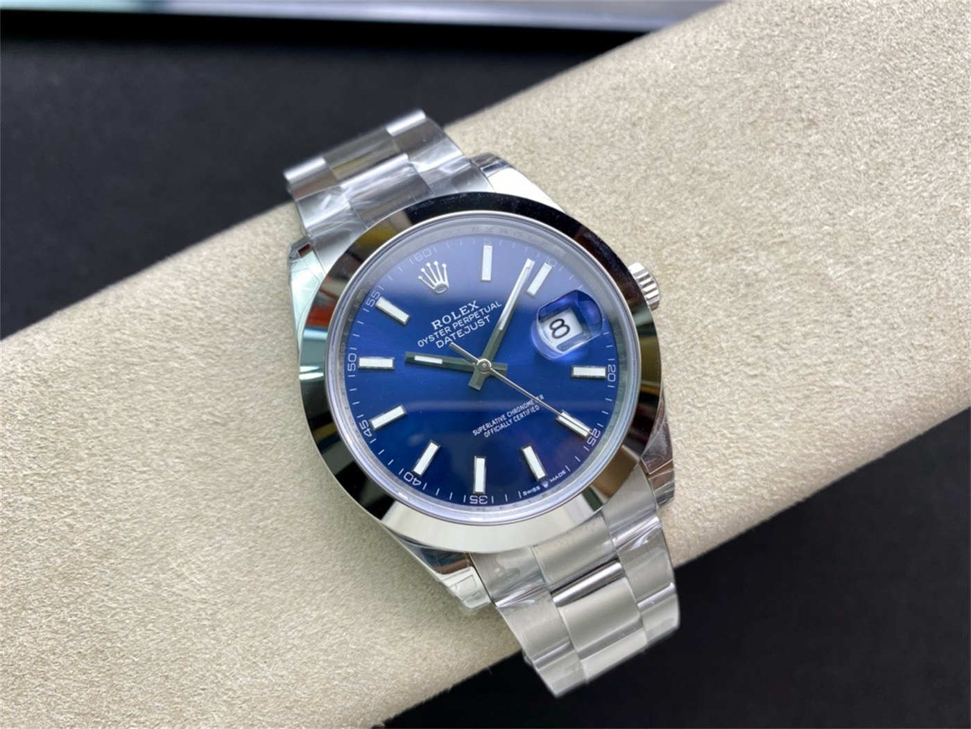 Rolex Datejust 41 Replica 126300 Blue Dial – VS Factory Review - clean factory product image 7