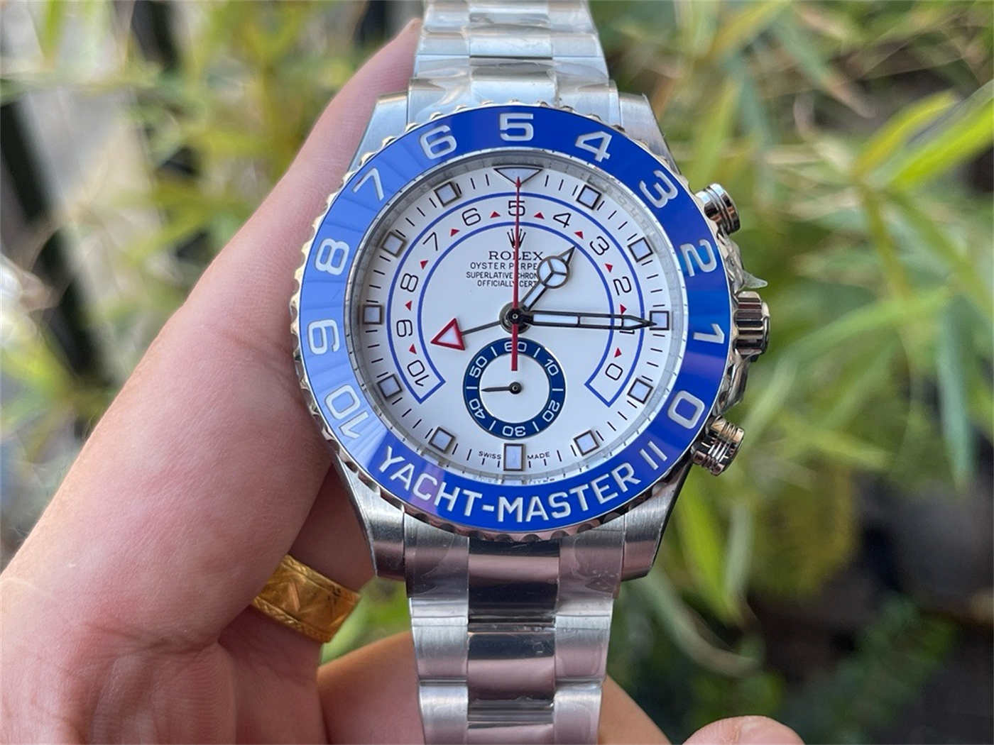 Rolex Yacht-Master II 116680 (Steel) – KF Factory Best Edition [Clone 4161 Movement] - clean factory product image