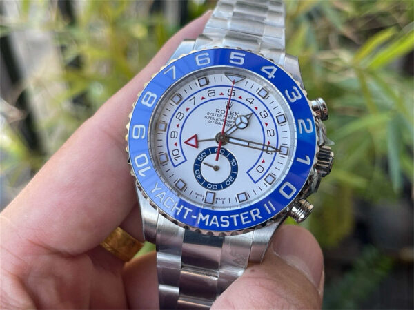 Rolex Yacht-Master II 116680 (Steel) – KF Factory Best Edition [Clone 4161 Movement] - clean factory product image 12