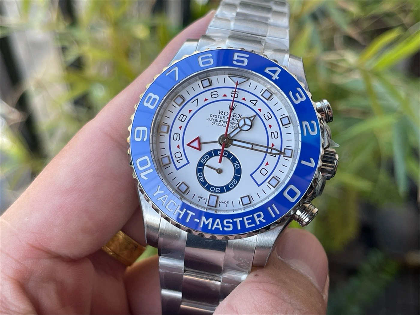 Rolex Yacht-Master II 116680 (Steel) – KF Factory Best Edition [Clone 4161 Movement] - clean factory product image 2