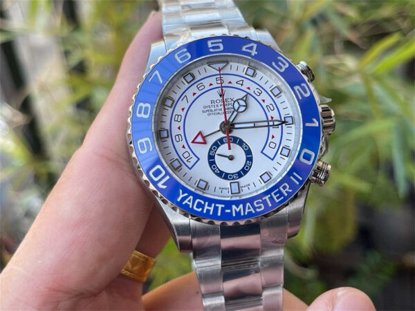Rolex Yacht-Master II 116680 (Steel) – KF Factory Best Edition [Clone 4161 Movement] - clean factory product image 13