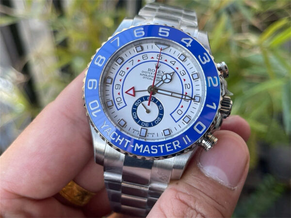 Rolex Yacht-Master II 116680 (Steel) – KF Factory Best Edition [Clone 4161 Movement] - clean factory product image 14