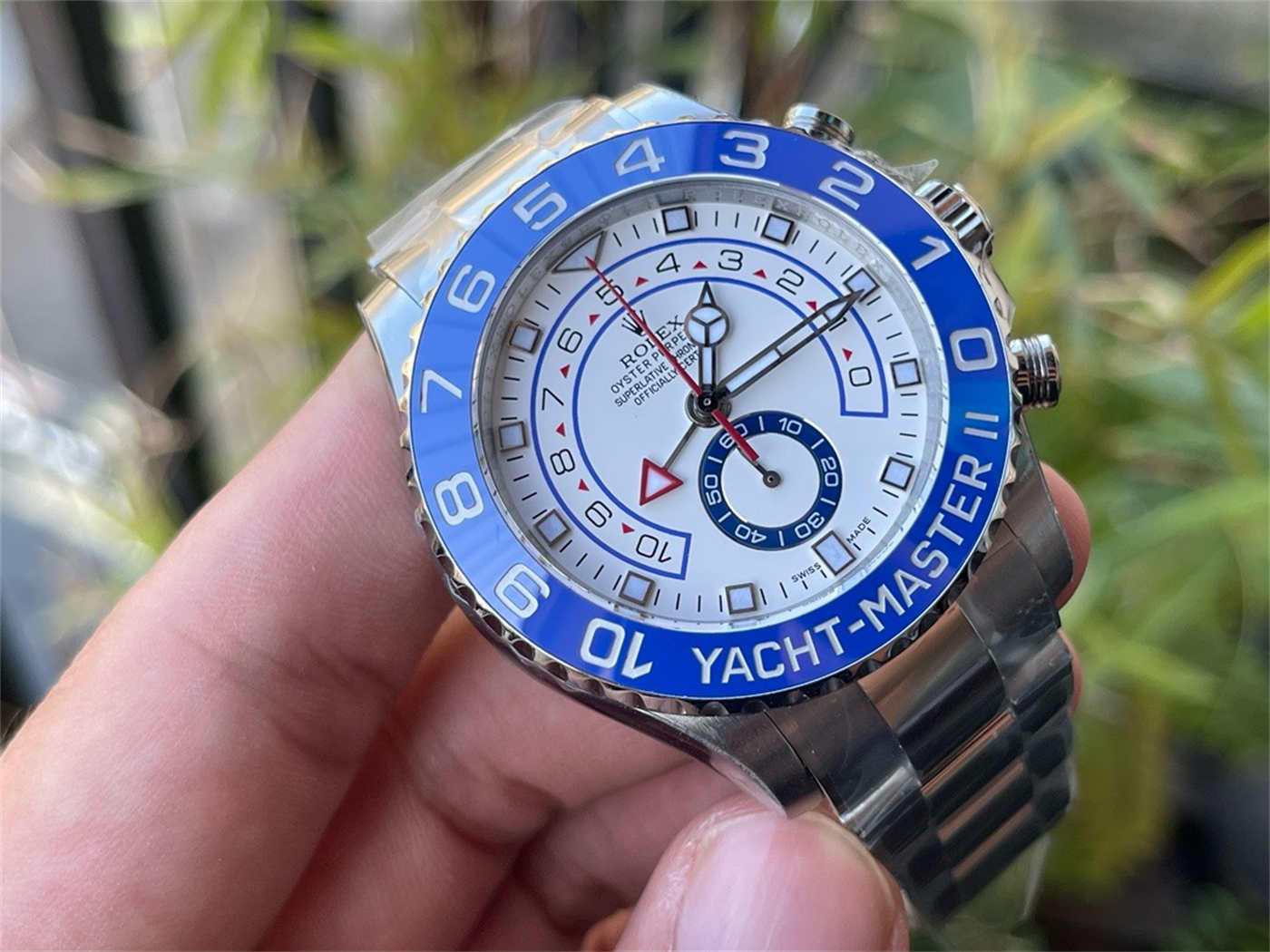 Rolex Yacht-Master II 116680 (Steel) – KF Factory Best Edition [Clone 4161 Movement] - clean factory product image 8
