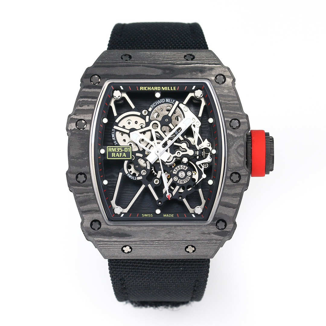 Richard Mille RM 35-01 Replica NTPT Carbon – Rafael Nadal Edition [New Factory] - clean factory product image