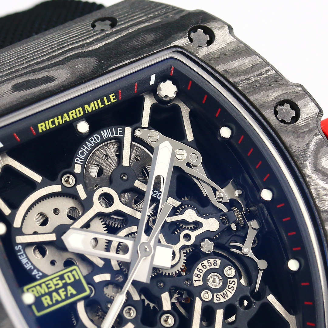 Richard Mille RM 35-01 Replica NTPT Carbon – Rafael Nadal Edition [New Factory] - clean factory product image 3