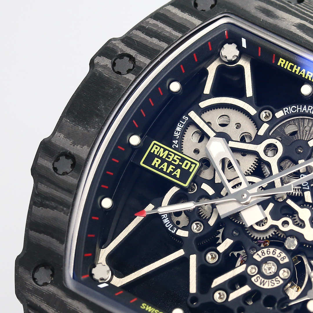Richard Mille RM 35-01 Replica NTPT Carbon – Rafael Nadal Edition [New Factory] - clean factory product image 2