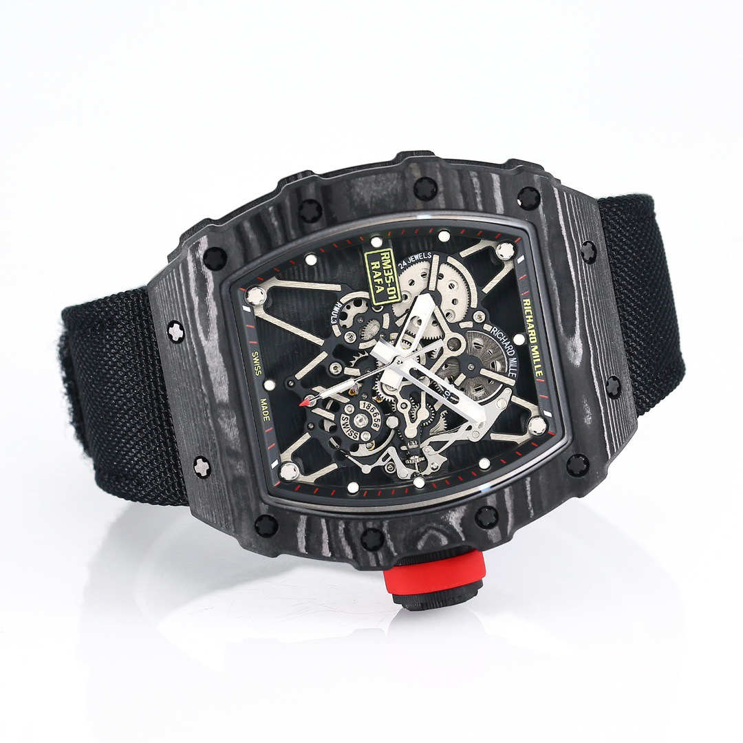 Richard Mille RM 35-01 Replica NTPT Carbon – Rafael Nadal Edition [New Factory] - clean factory product image 6