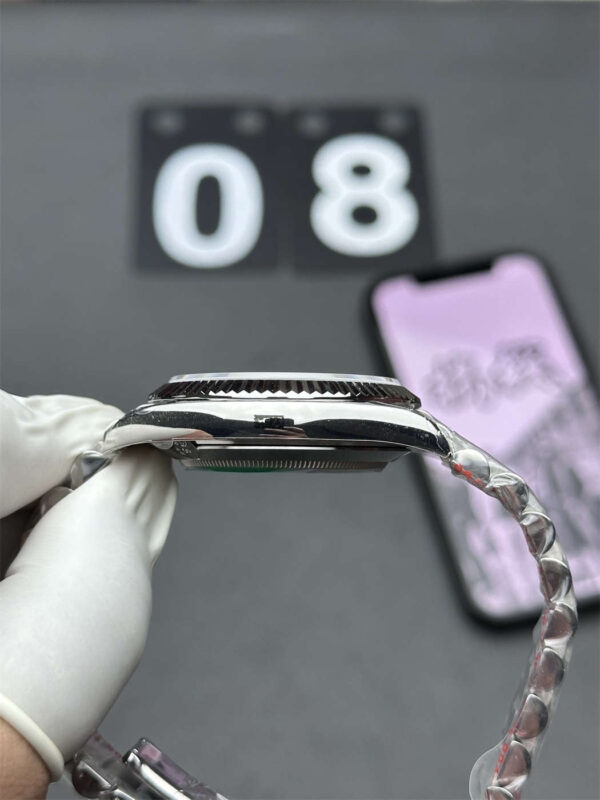 VSF Tungsten Day-Date 40 Black Motif Dial – 228239 White Gold (182g Weighted) - clean factory product image 11