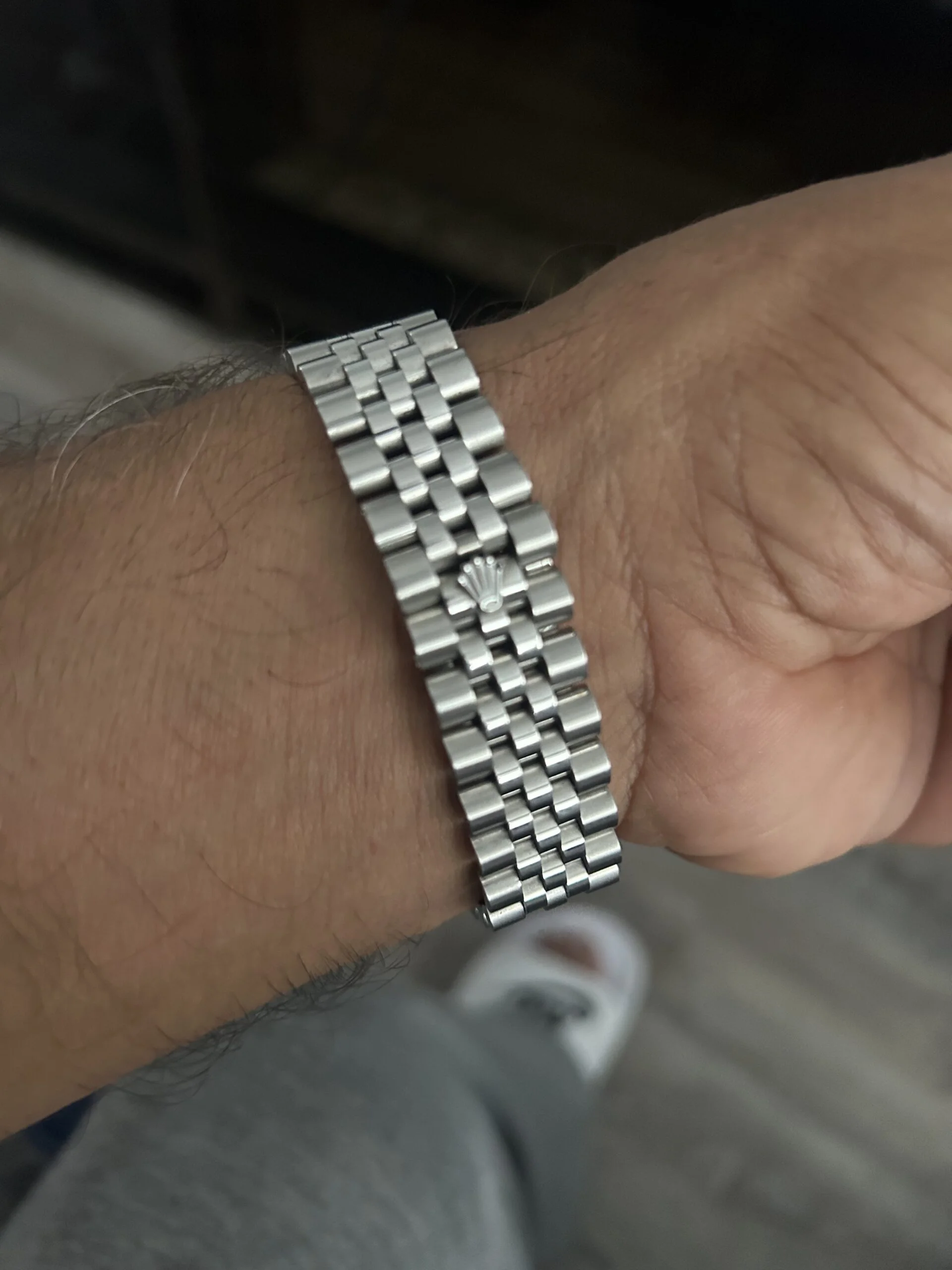 Replica Rolex Datejust 116234 36MM Diamond Markers Oyster Steel Case White Dial Jubilee Strap