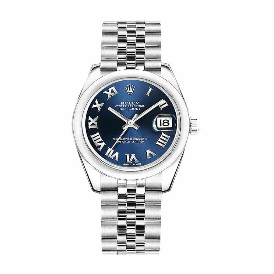 Rolex Datejust Midsize 178240-0037 31 MM Oyster Steel Case Jubilee Strap Blue Dial Replica