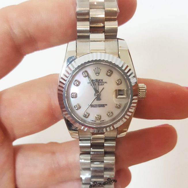 Replica Rolex Datejust Mother of Pearl Ladies 179179 - View 3