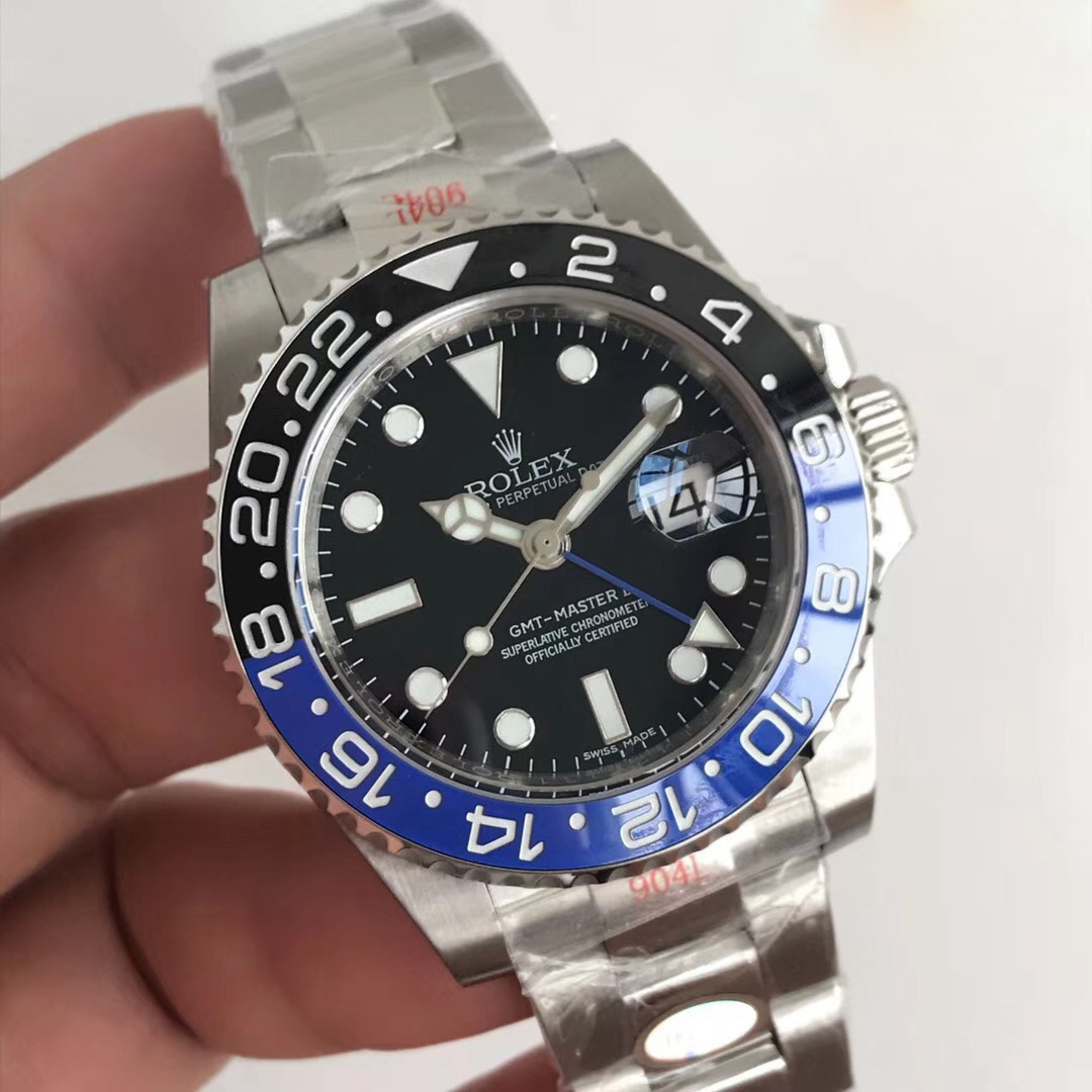 Replica Rolex GMT-Master II 116710BLNR Batman Noob Factory V9 - View 2