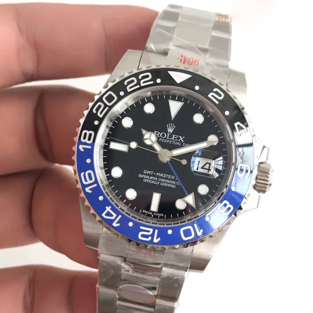 Replica Rolex GMT-Master II 116710BLNR Batman Noob Factory V9 - View 3
