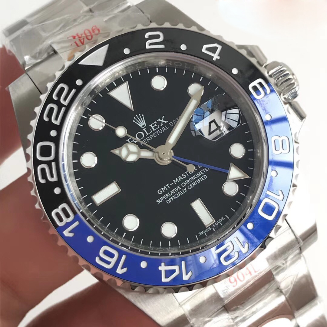 Replica Rolex GMT-Master II 116710BLNR Batman Noob Factory V9 - View 4