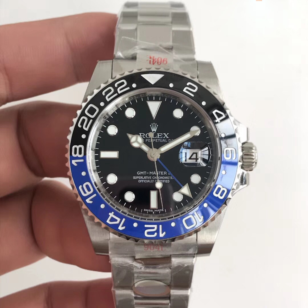 Replica Rolex GMT-Master II 116710BLNR Batman Noob Factory V9 - View 1