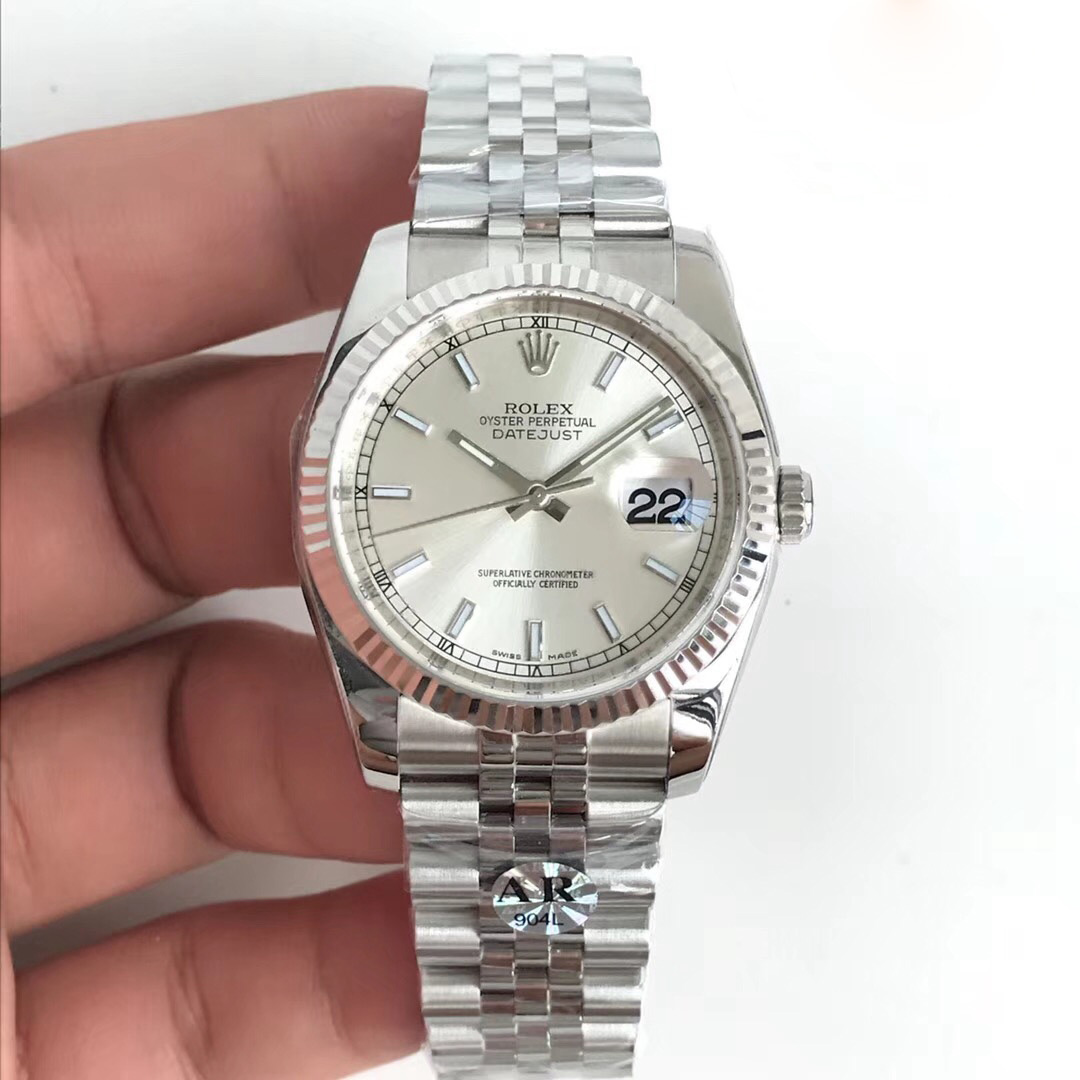 Replica Rolex Datejust 36MM 116234 AR V2 Stainless Steel - View 1
