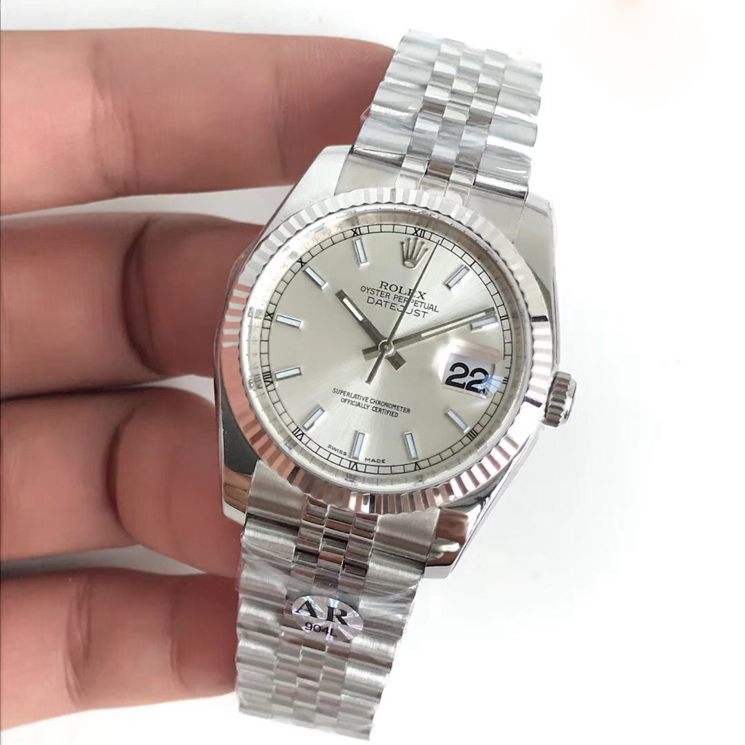 Replica Rolex Datejust 36MM 116234 AR V2 Stainless Steel - View 3