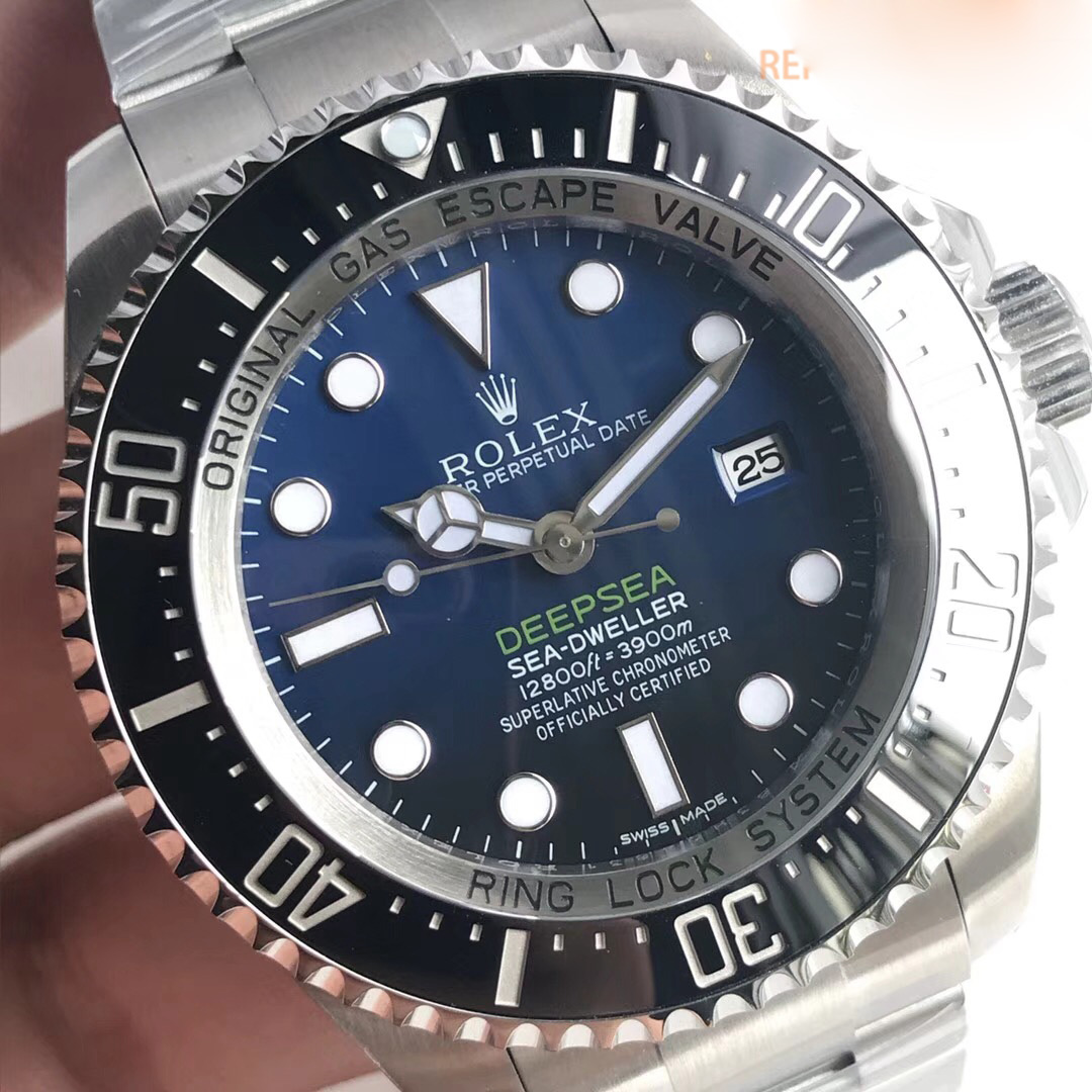Replica Rolex Deepsea 116660 V7 Stainless Steel D-Blue Dial - View 4