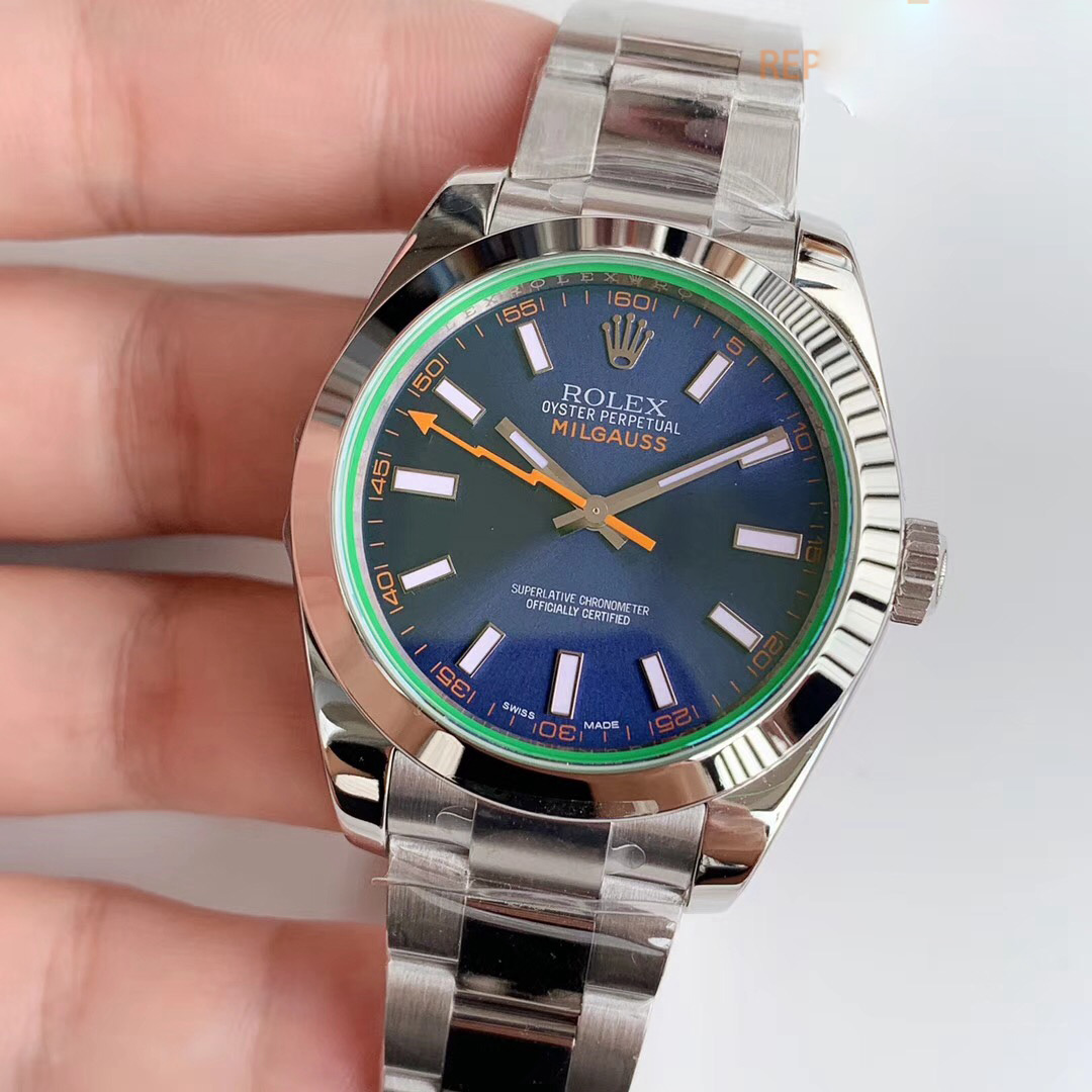 Replica Rolex Milgauss 116400 GV AR Factory - View 3