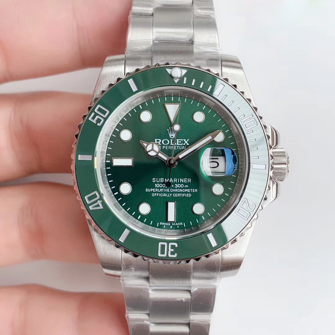 Replica Rolex Submariner Date Noob Factory V3 Version Stainless Steel Green - View 1