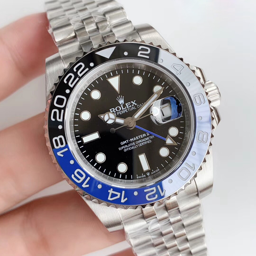 Replica Rolex GMT-Master II V3 Version Batman - View 2