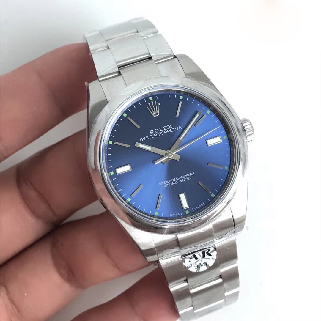 Replica Rolex Oyster Perpetual 39 114300 AR Stainless Steel - View 2