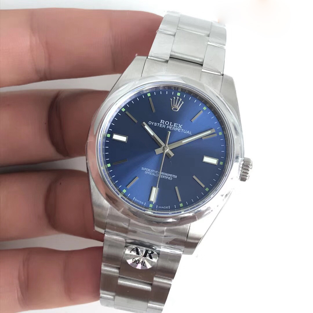 Replica Rolex Oyster Perpetual 39 114300 AR Stainless Steel - View 3