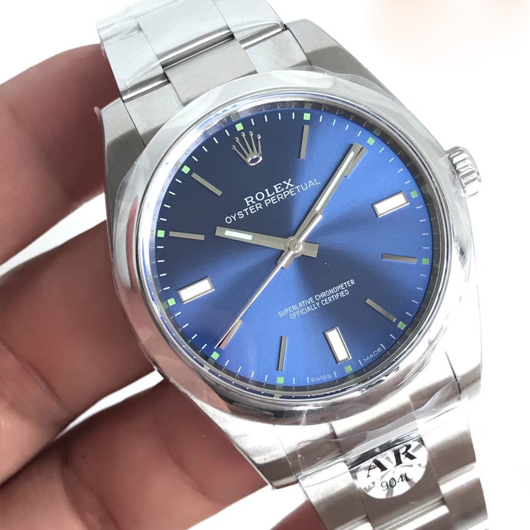 Replica Rolex Oyster Perpetual 39 114300 AR Stainless Steel - View 4
