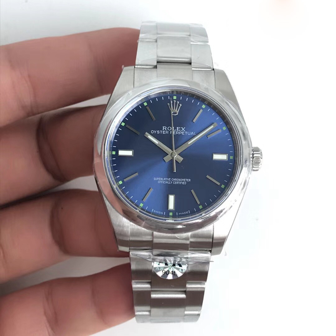 Replica Rolex Oyster Perpetual 39 114300 AR Stainless Steel - View 1