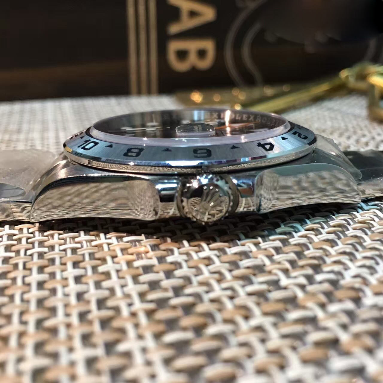 Replica Rolex EXPLORER II Noob factory Stainless Steel black - View 6