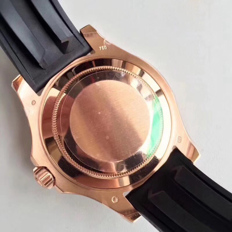 Replica Rolex Yacht-Master 40 116655 AR Rose Gold Black Dial - View 7