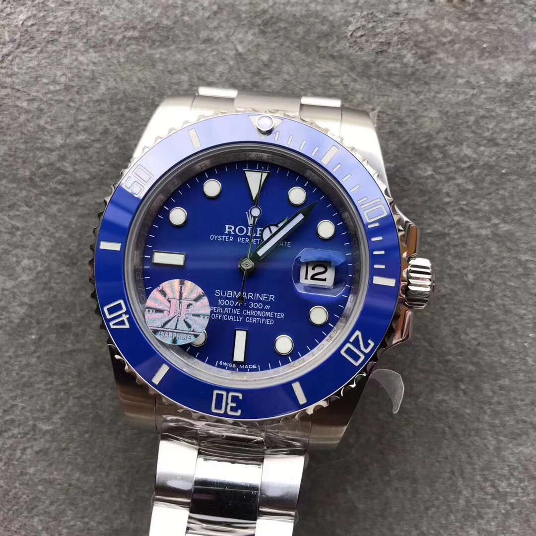 Replica Rolex Submariner Date 116619LB JF Stainless Steel Blue Dial-2 - View 4