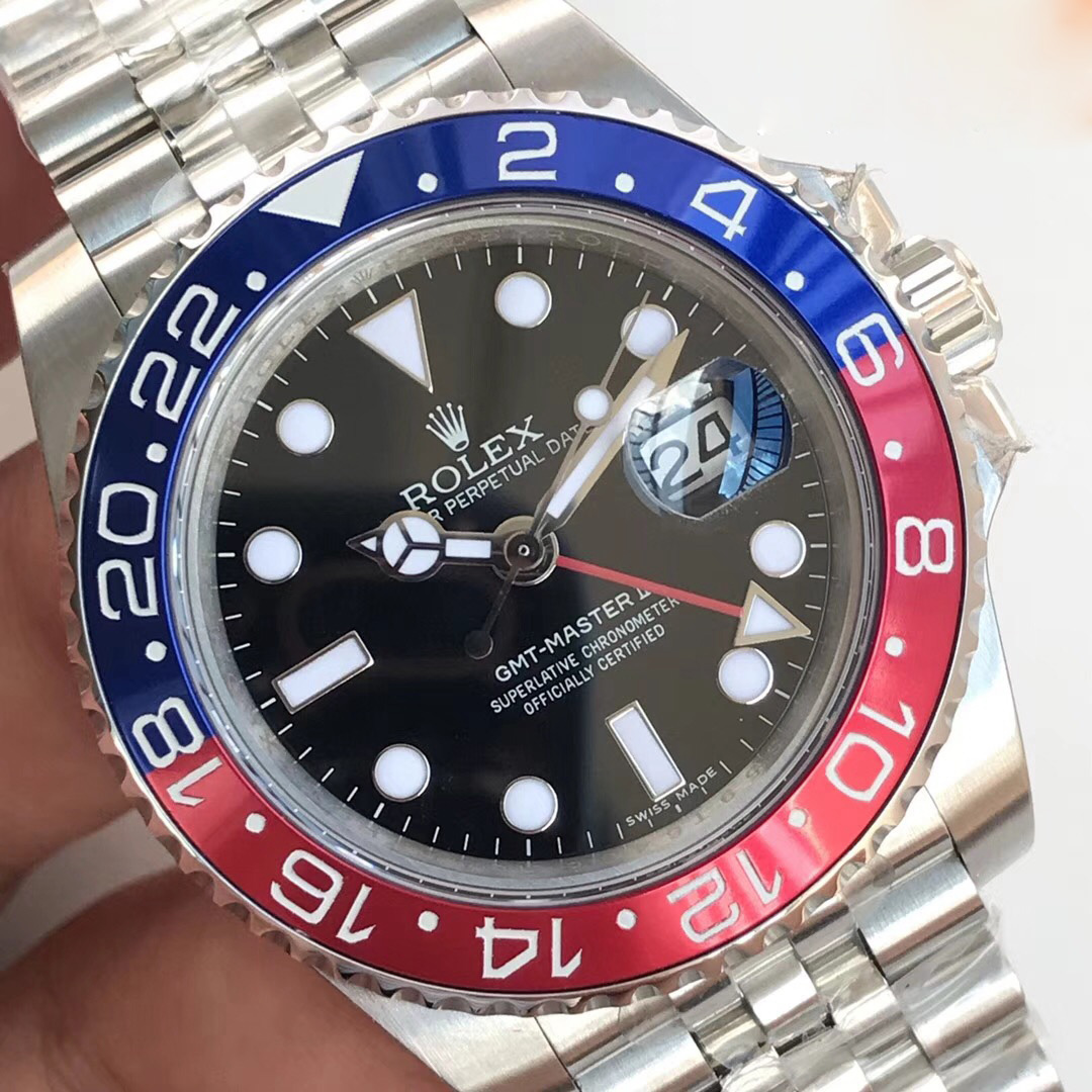 Replica Rolex GMT-Master II 126710BLRO 2018 GM Stainless Steel - View 4