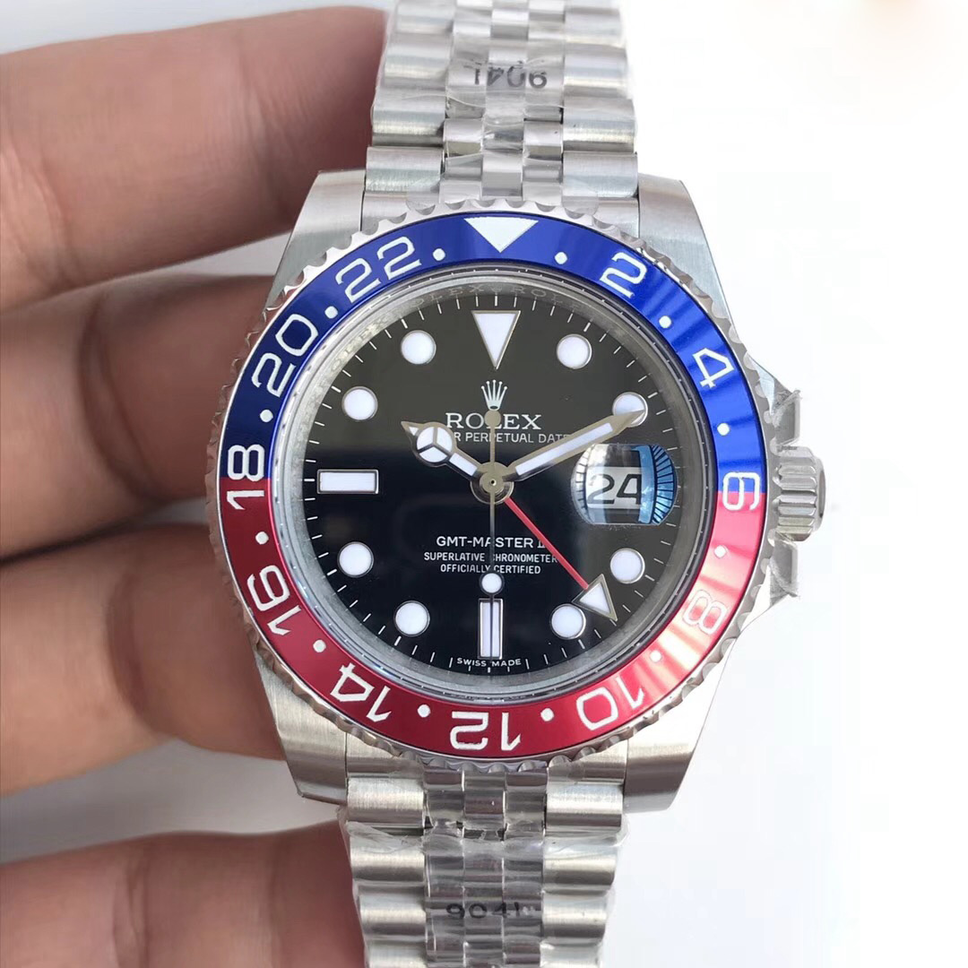 Replica Rolex GMT-Master II 126710BLRO 2018 GM Stainless Steel - View 1