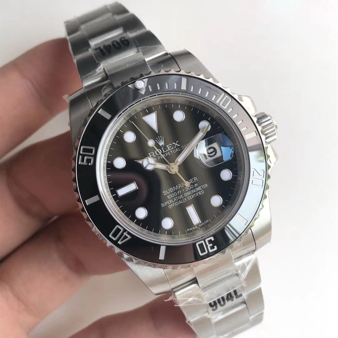 Replica Rolex Submariner Date 116610LN 2018 N V9S Stainless Steel - View 2