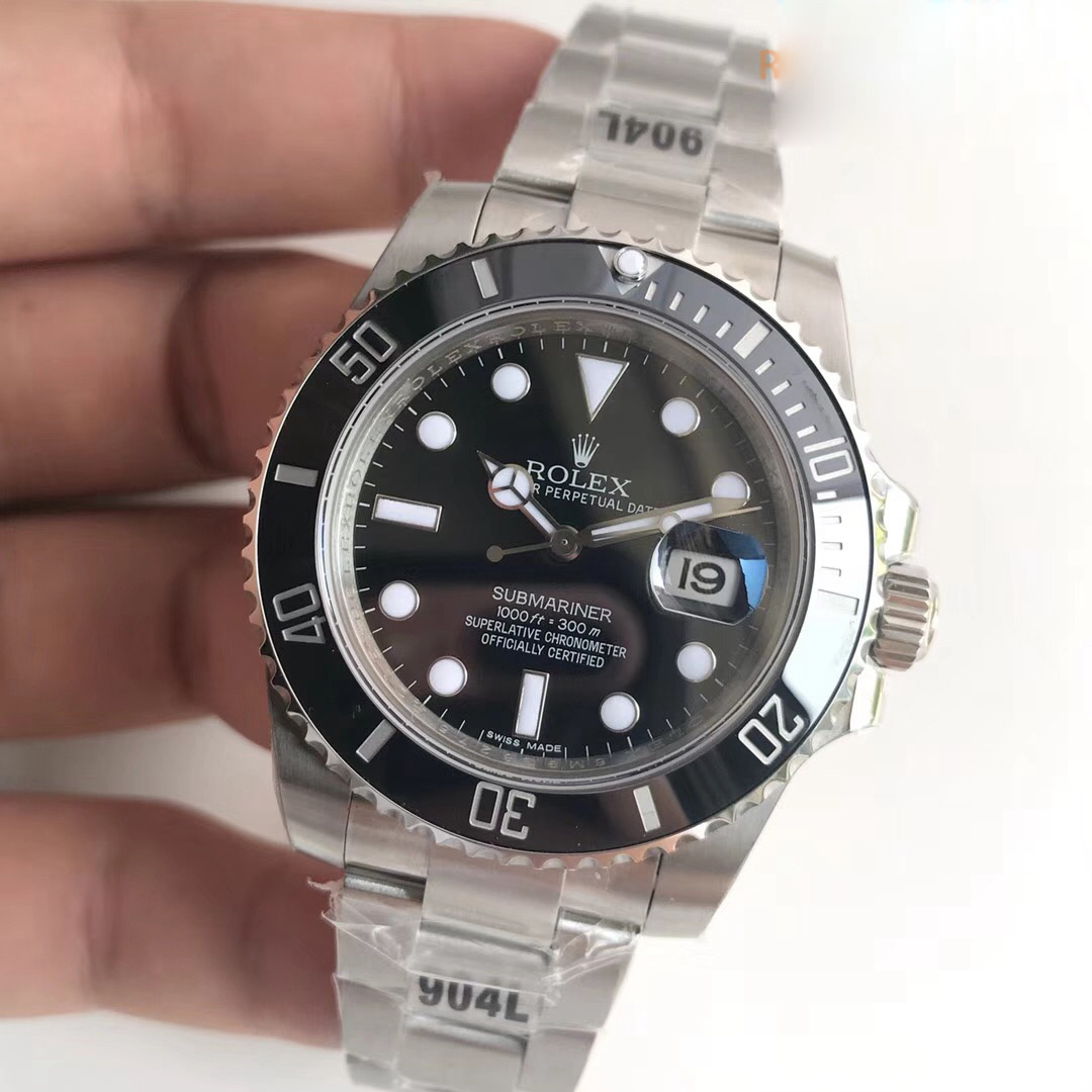 Replica Rolex Submariner Date 116610LN 2018 N V9S Stainless Steel - View 3
